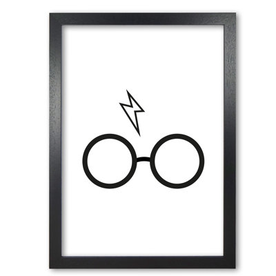 Harry Potter Glasses And Scar - Painting