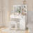 Vanity Desk with Lights and Mirror - Makeup Set with Large Drawers