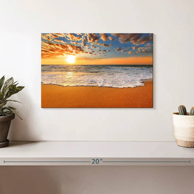 Gillard Ocean Waves Sunrise, H 8 po x l 12 po