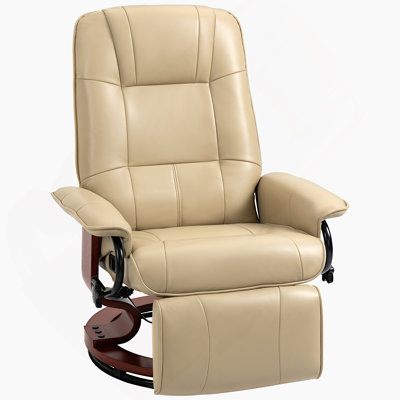 Faux Leather Manual Recliner