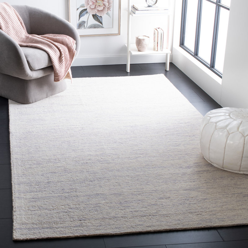 Nasir Hand Loomed Wool Abstract Rug, Rectangle 8' x 10'