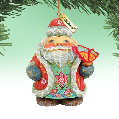 Collection de derevo ornement figurine père noël spring Fifield