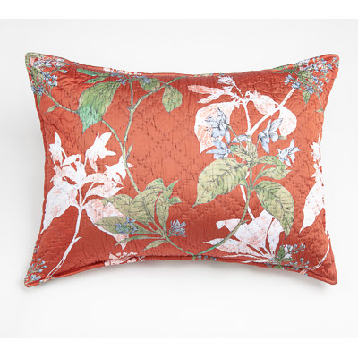 Fizzah Viscose Floral Sham - Euro