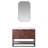 Mahon 42'' Free Standing Single Bathroom Vanity with Cultured Marble Top-551895180-551876672