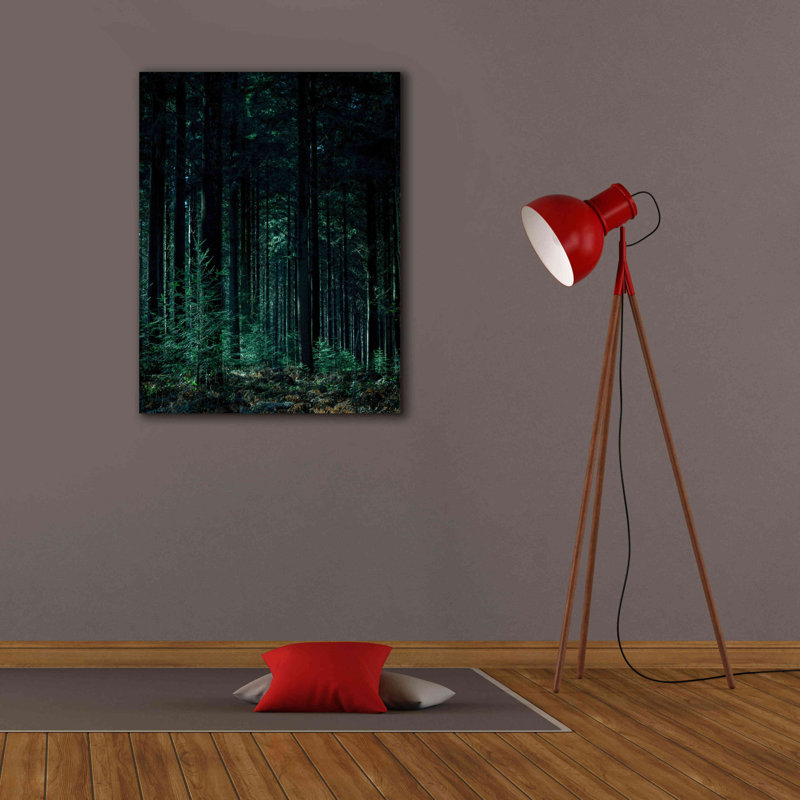 «Deep Green» par Design Fabrikken - peinture sur toile tendue