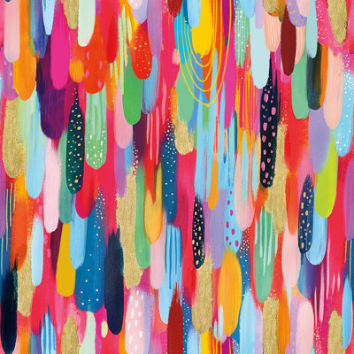 EttaVee Brushstroke Peel and Stick Wallpaper