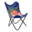  Fauteuil papillon bleu tropical