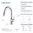Luxe Pull Down Single Handle Kitchen Faucet with Accessories-53136773