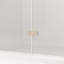 Porte de douche pliante de 31 à 30 po x 72 po, verre trempé de 1/4 po (6 mm), cadre en aluminium, film antidéflagrant-123117976
