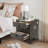 Smart Bedside With Drawers Three-Color Light, USB&Wireless Charging, Fingerprint Lock, And Bluetooth SpeakerÂ 110.23 Lbs Weight Capacity-51807309
