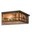 Rustic Lodge 8 - Light Flush Mount