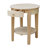 Solid Wood End Table with Storage