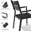 Aluminum Outdoor Stacking Dining Armchair