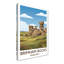 Brimham Rocks, England - Romantic Travel Poster Of North Yorkshire's Sculpted Tors. Giclee Print On Wrapped Canvas. Wall Art, Home Decor - Natural Landmarks, England - Wrapped Canvas Print-1145452873