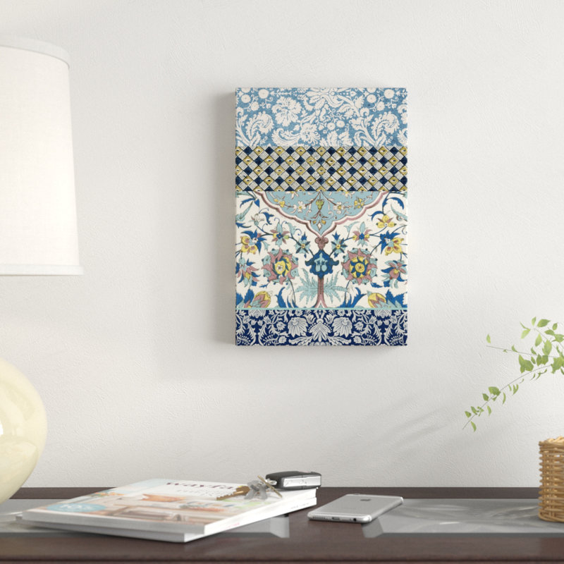 'Bohemian Tapestry IV' - Painting Print, 30cm H x 20cm W, Wrapped Canvas