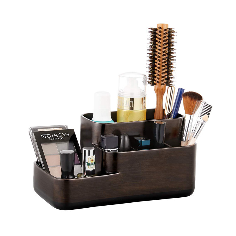 Bathroom Organizer Toothbrush Holders - Tooth Brushing Holder Bathroom Sink Organizers Countertop Storage, Oil Rubbed Bronze