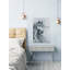 Cheval dans le vent - reproduction sur toile-28391554