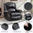 Heat Massage Manual Recliner Chair With Rocker And Swivel In Fabric For Living Room-1745988457