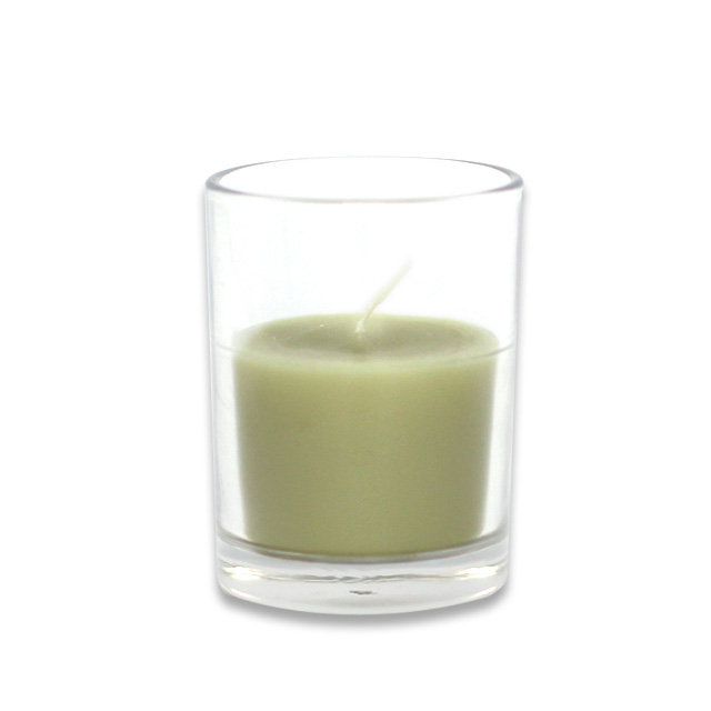 Bougie votive Zest, Vert sauge, Ensemble de 96