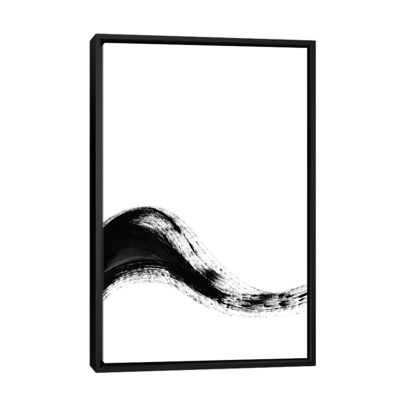 Motion No. 3 by Melissa Selmin - Painting on Canvas, 66.04 cm H x 45.72 cm W, Black Framed