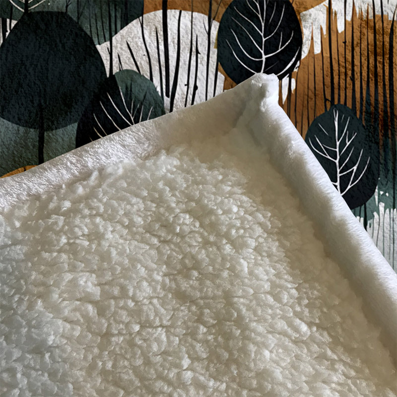 Couverture en sherpa, L 51 po x L 60 po