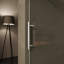 Porte de douche sans cadre l 56 "à 60" x H 76 "