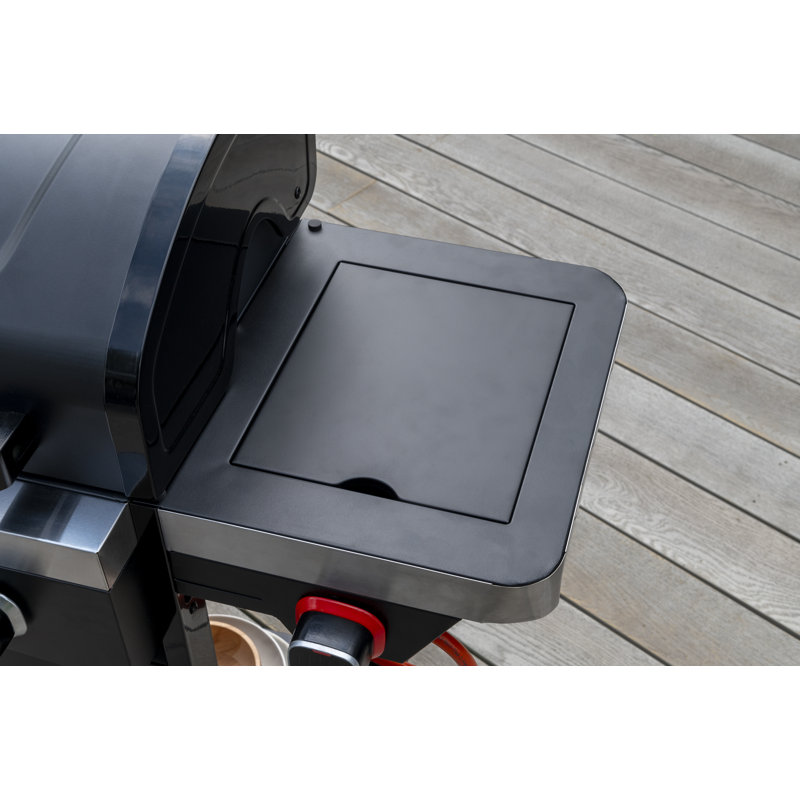 Norfolk Grills 3 - Burner Liquid Propane Gas Grill with Side Burner