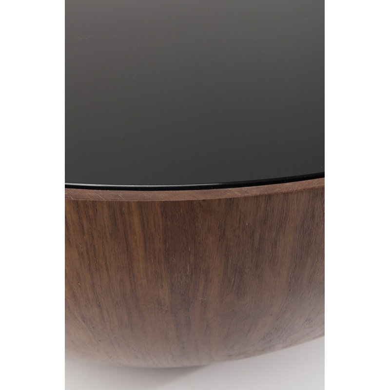 Coffee table Tear Drops Walnut 80cm
