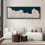 Serene Cloudscape, nuages blancs sur un ciel bleu profond, rétro, illustrations d'art, décor-101185524-111696254
