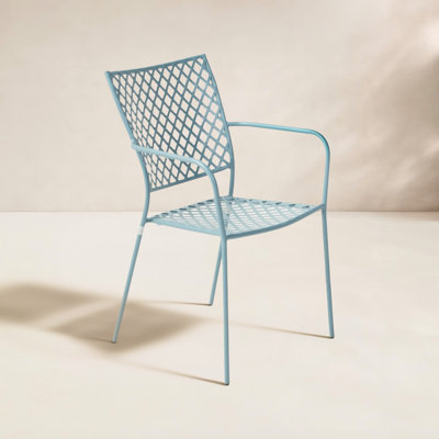 Bettie Stacking Patio Dining Armchair