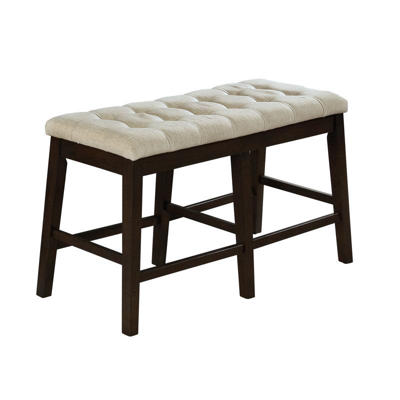 Cahlil Linen Blend Upholstered Bench