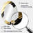 Waves Of Midnight Passion Abstract Black Gold - Abstract Oval Decorative Mirror On Metal-1735051499