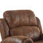 Fauteuil inclinable manuel en daim de 40,75 po de largeur-5863767