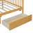 House Bed with Drawers & Wooden Frame-125376349