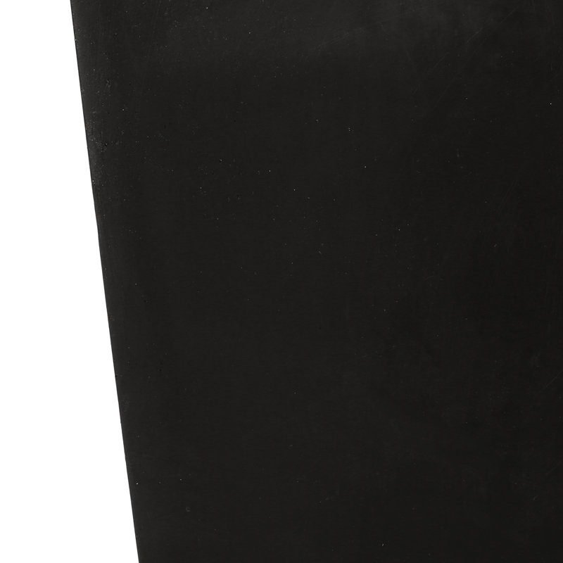 Jardinière en pierre 12,63 "H x 32,51", noir - Accessoire de jardin attrayant 13 "32,5", décoration, Noir