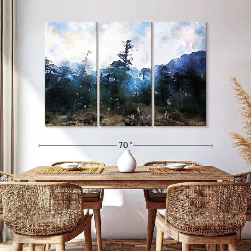 Avery Forest Abstract, 42" H x 65" W