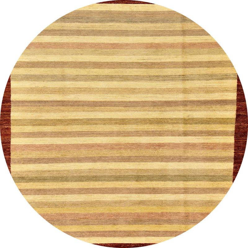Tapis abstrait moderne 90, Rond 5 pi