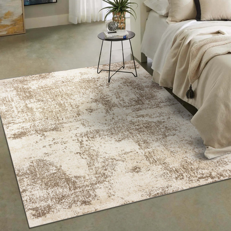 Tapis beige / brun Ellensburg, Rectangle de 8 pi x 10 pi