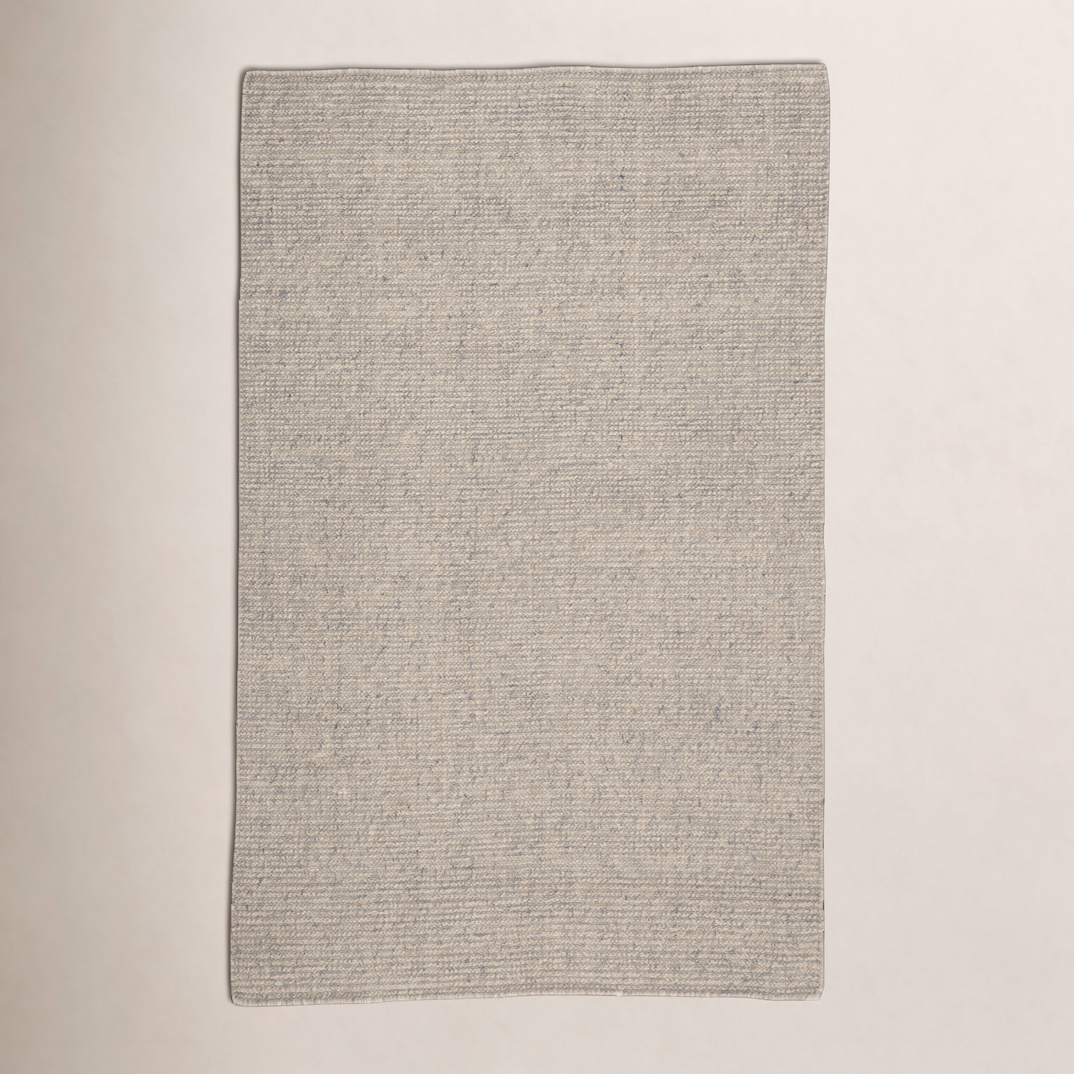 Rolando Gray Hand-Woven Jute Wool Rug, Rectangle 2' x 3'