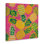 Ananas tropical sur toile à pois mauves, design par Jilly Jack Designs