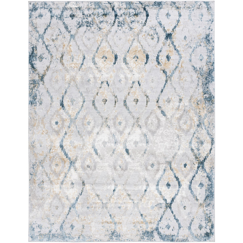 Carballido 500 Performance Abstract Rug, Rectangle 8' x 10'