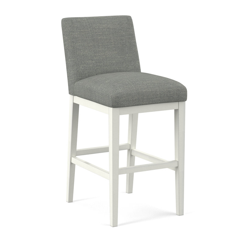 Upholstered Stool, 61703-88, White