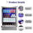 YUKOOL Single Zone 34.25 " Freestanding 46 Bottle Wine & Beverage Refrigerator