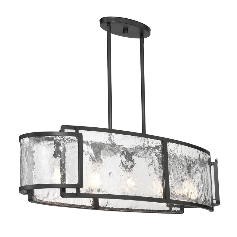 Luminaire suspendu géométrique à 5 lumières Madeleyn