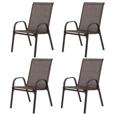 Chaise de patio 4 pièces