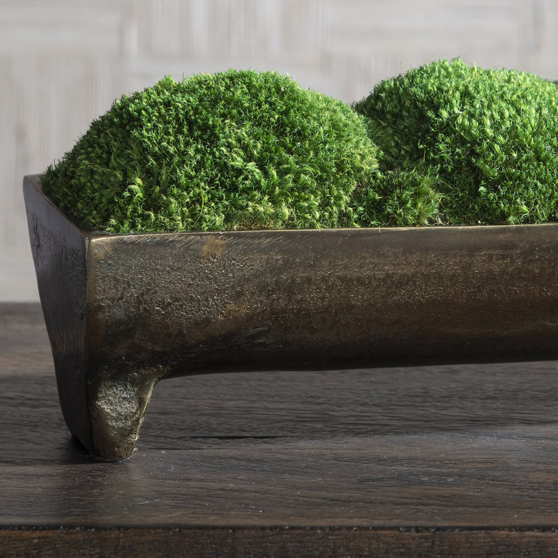 5 " H Faux Moss Plant