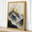 Mountain at Sunrise Scandinavian - Wrapped Canvas-1243395080-1243395081