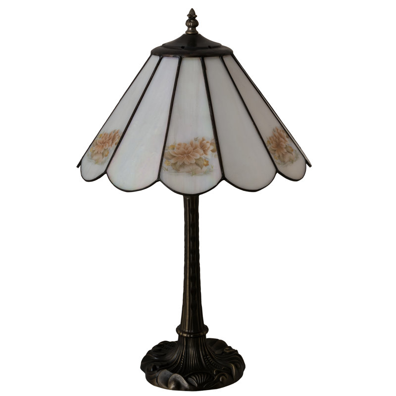 21" High Roses Table Lamp