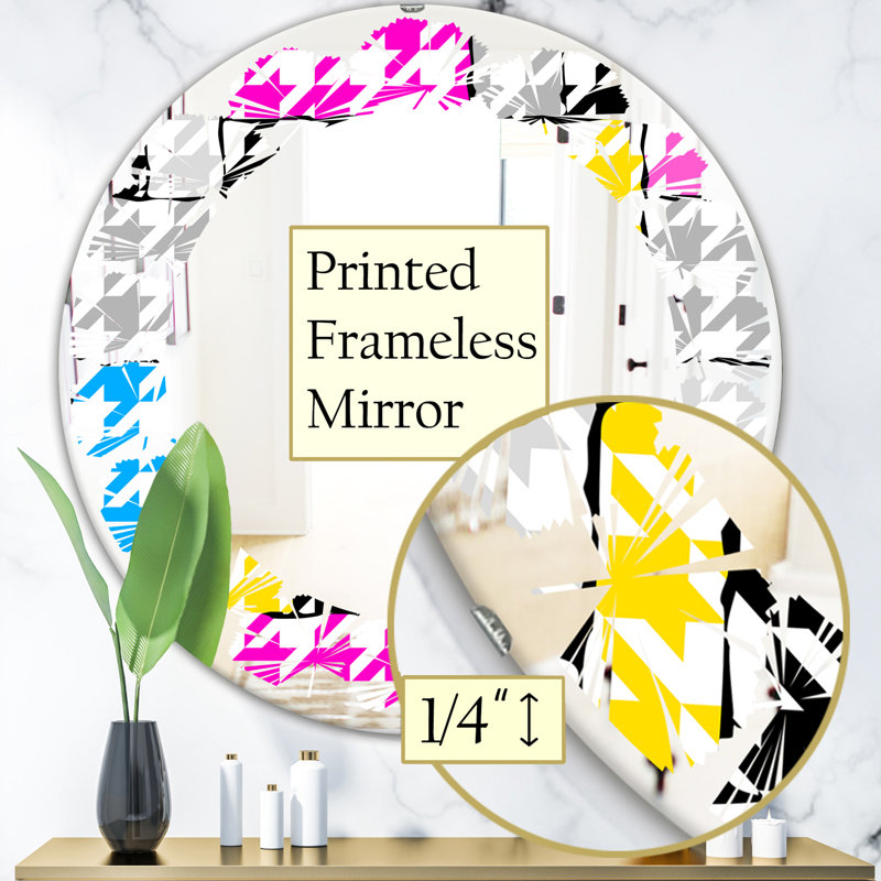 Miroir mural sans cadre Leaves, H 31,5 po x l po