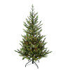Lighted Artificial Fir Christmas Tree